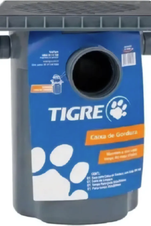 Caixa de gordura tigre Cinza Dn 300